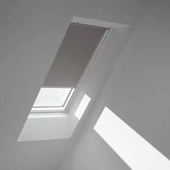 Velux rolgordijn grijs (wit) DKL PK10 0705SWL