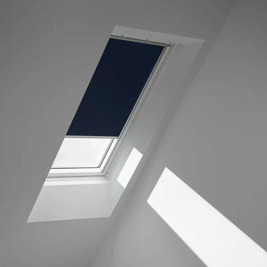 Velux rolgordijn blauw (wit) DKL CK02 1100SWL