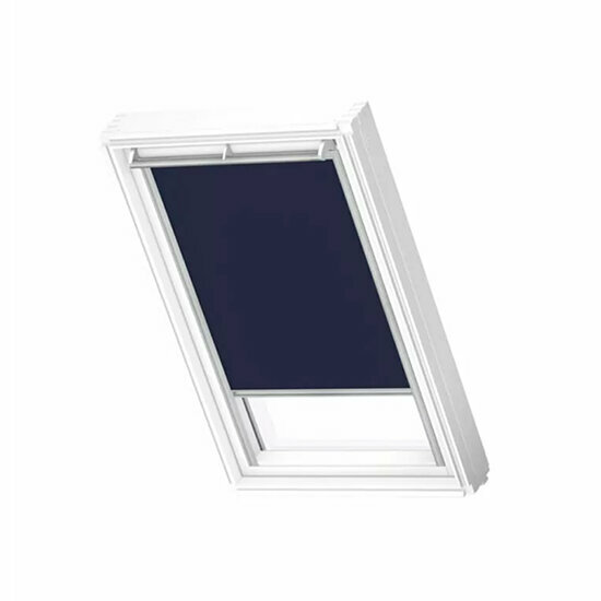 Velux rolgordijn blauw (wit) DKL C02 1100SWL