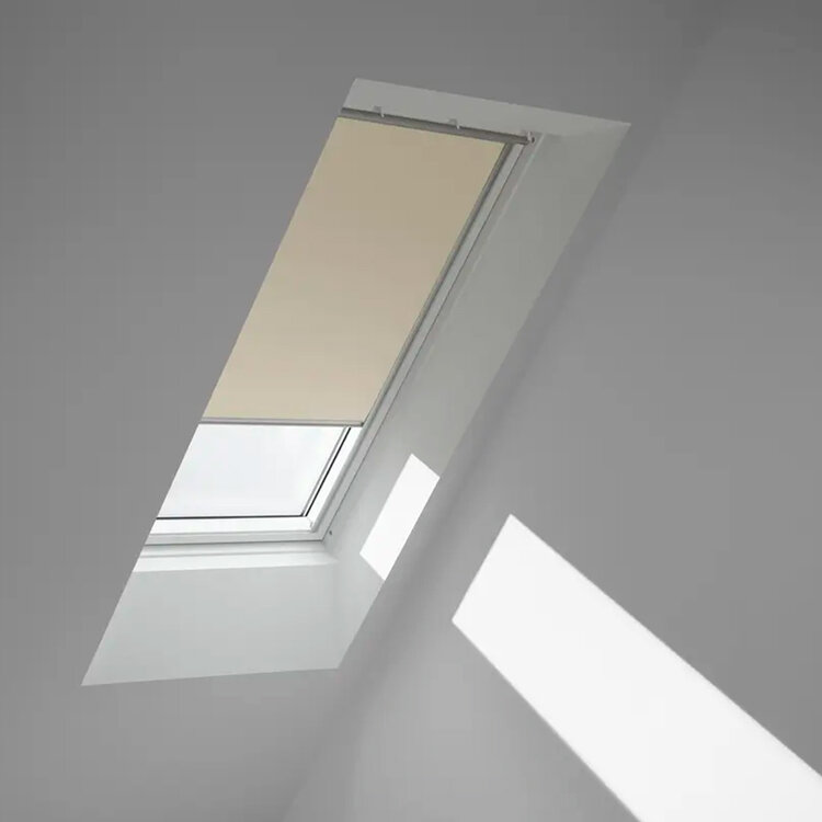 Velux rolgordijn beige (wit) DKL PK08 1085SWL