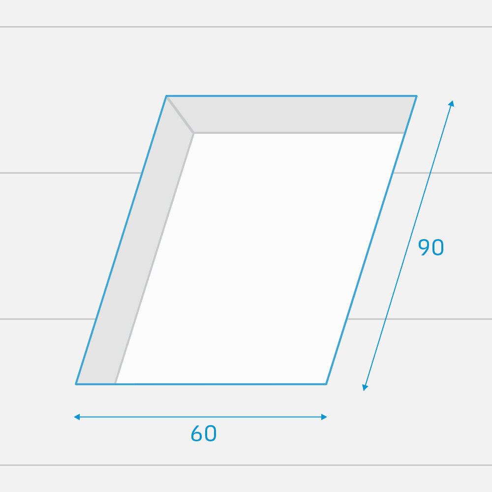 Fakro lichtkoepel vlak glas elektrisch DEG 60x90 cm