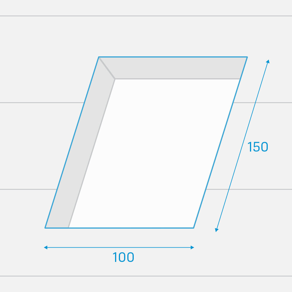 Fakro lichtkoepel opaal DXC-M P4 100x150 cm