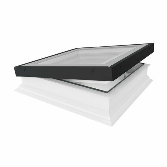 Fakro lichtkoepel vlak glas handbediend DMG 140x140 cm