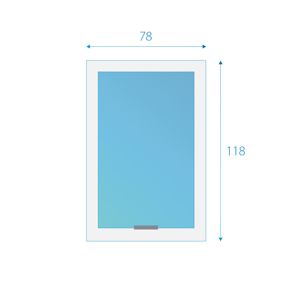 Fakro wit tuimeldakraam onderhoudsarm FTU-V U41 78x118 cm