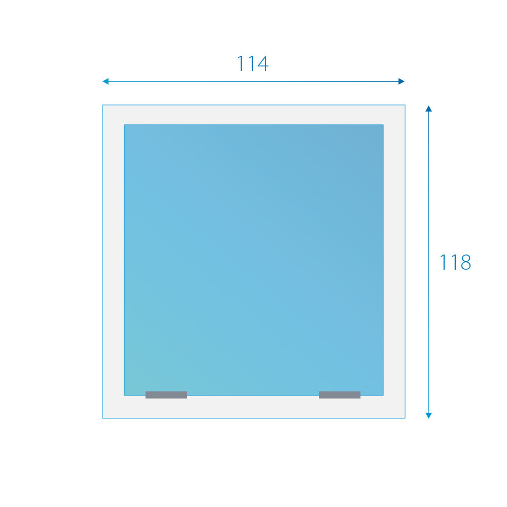 Fakro wit tuimeldakraam onderhoudsarm FTU-V U41 114x118 cm