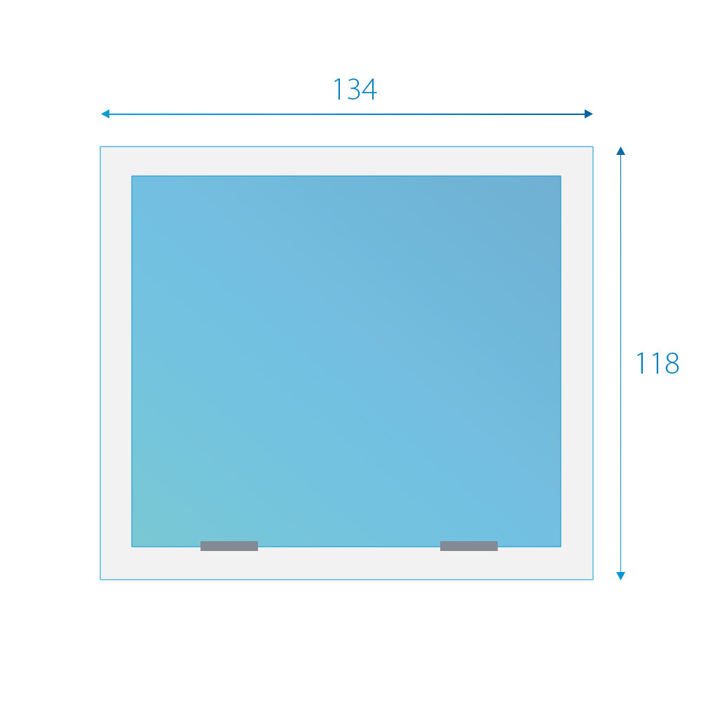 Fakro wit tuimeldakraam onderhoudsarm FTU-V U41 134x118 cm