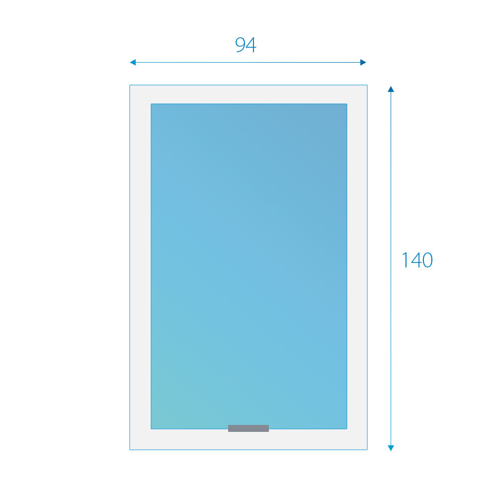 Fakro wit tuimeldakraam onderhoudsarm FTU-X P50 94x140 cm