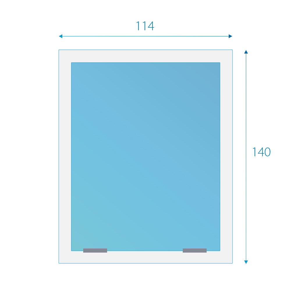 Fakro wit tuimeldakraam onderhoudsarm FTU-X P50 114x140 cm
