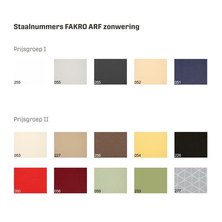 FAKRO elektrisch verduisterend rolgordijn voor dakraam