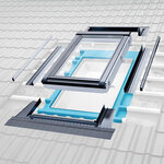 Vervangingspakket VELUX UK06 134x118 kant-en-klaar - Kunststof Vervangingspakket VELUX UK06 134x118 kant-en-klaar - Kunststof