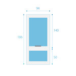 Fakro FDU-X P50 Duet proSky dakraam 94x206 cm