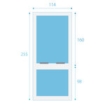 Fakro Balkondakraam Galeria FGU-X 114x255 cm
