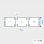 Fakro 3-in-1 set koppelgootstukken 134x118