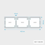 Fakro 3-in-1 set koppelgootstukken 134x140