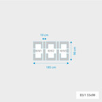 Fakro 3-in-1 set koppelgootstukken 55x98