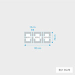 Fakro 3-in-1 set koppelgootstukken 55x78