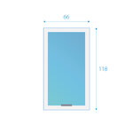 Fakro wit tuimeldakraam onderhoudsarm FTU-X P50 66x118 cm