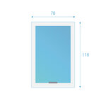 Fakro wit tuimeldakraam onderhoudsarm FTU-V U41 78x118 cm