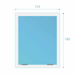 Fakro wit tuimeldakraam FTW-X P50 114x140 cm